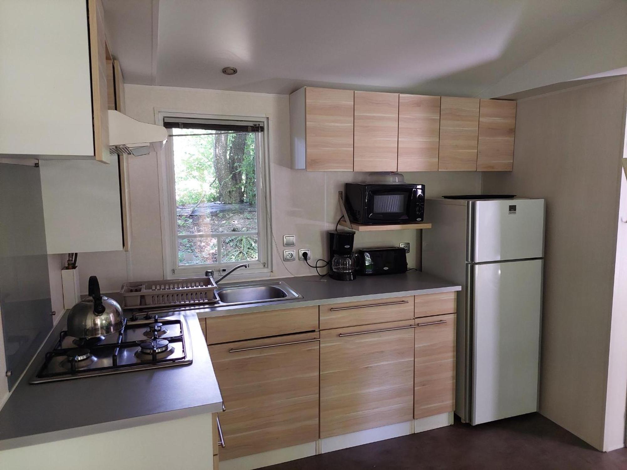 Mobilhome 6 Personnes Camping 4* Chateauneuf-de-Galaure Bagian luar foto